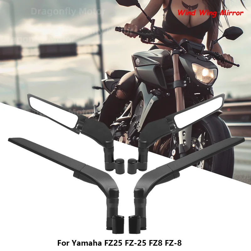 For Yamaha FZ25 FZ-25 FZ8 FZ-8 Universal Motorcycle Mirror Wind Wing side Rearview Reversing mirror
For Yamaha FZ25 FZ-25 FZ8 FZ-8 Universal Motorcycle Mirror Wind Wing side Rearview Reversing mirror