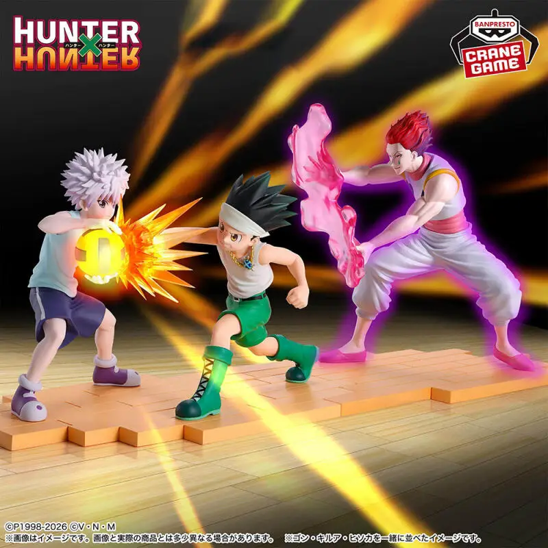 Оригинальные фигурки Banpresto HUNTER HUNTER G.I.Joe GON FREECSS, Killua Zoldyck, Hisoka, аниме-фигурки, игрушки, подарок на день рождения
Оригинальные фигурки Banpresto HUNTER HUNTER G.I.Joe GON FREECSS, Killua Zoldyck, Hisoka, аниме-фигурки, игрушки, подарок на день рождения