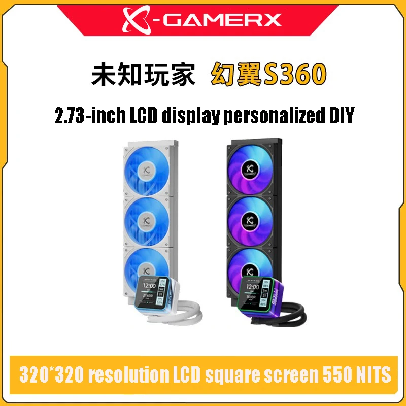 X-GAMERX HUANYI S360 ARGB All-in-one water cooling radiator/Support LGA1851/1700/115X/1200/AM5/AM4/2.73-inch magnetic LCD screen
X-GAMERX HUANYI S360 ARGB All-in-one water cooling radiator/Support LGA1851/1700/115X/1200/AM5/AM4/2.73-inch magnetic LCD screen