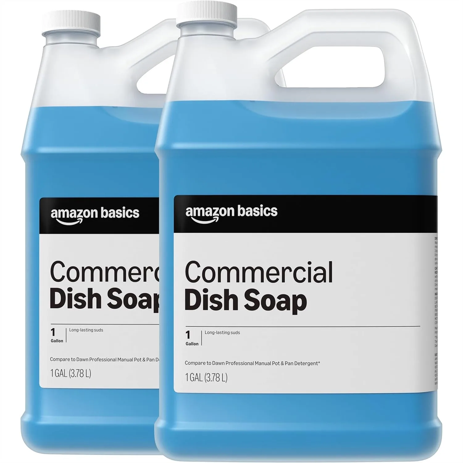 Liquid Dish Soap, Long-Lasting Suds, Concentrated Formula, 1 Gallon Pack of 2
Liquid Dish Soap, Long-Lasting Suds, Concentrated Formula, 1 Gallon Pack of 2