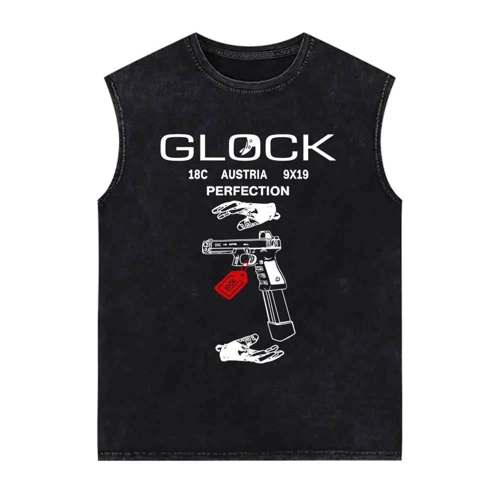 Tactical Army Fan Club Outdoor Training Competition Glock Graphic Washed Sleeveless Vest Men Casual Cotton Oversized Tank Tops 
Tactical Army Fan Club Outdoor Training Competition Glock Graphic Washed Sleeveless Vest Men Casual Cotton Oversized Tank Tops