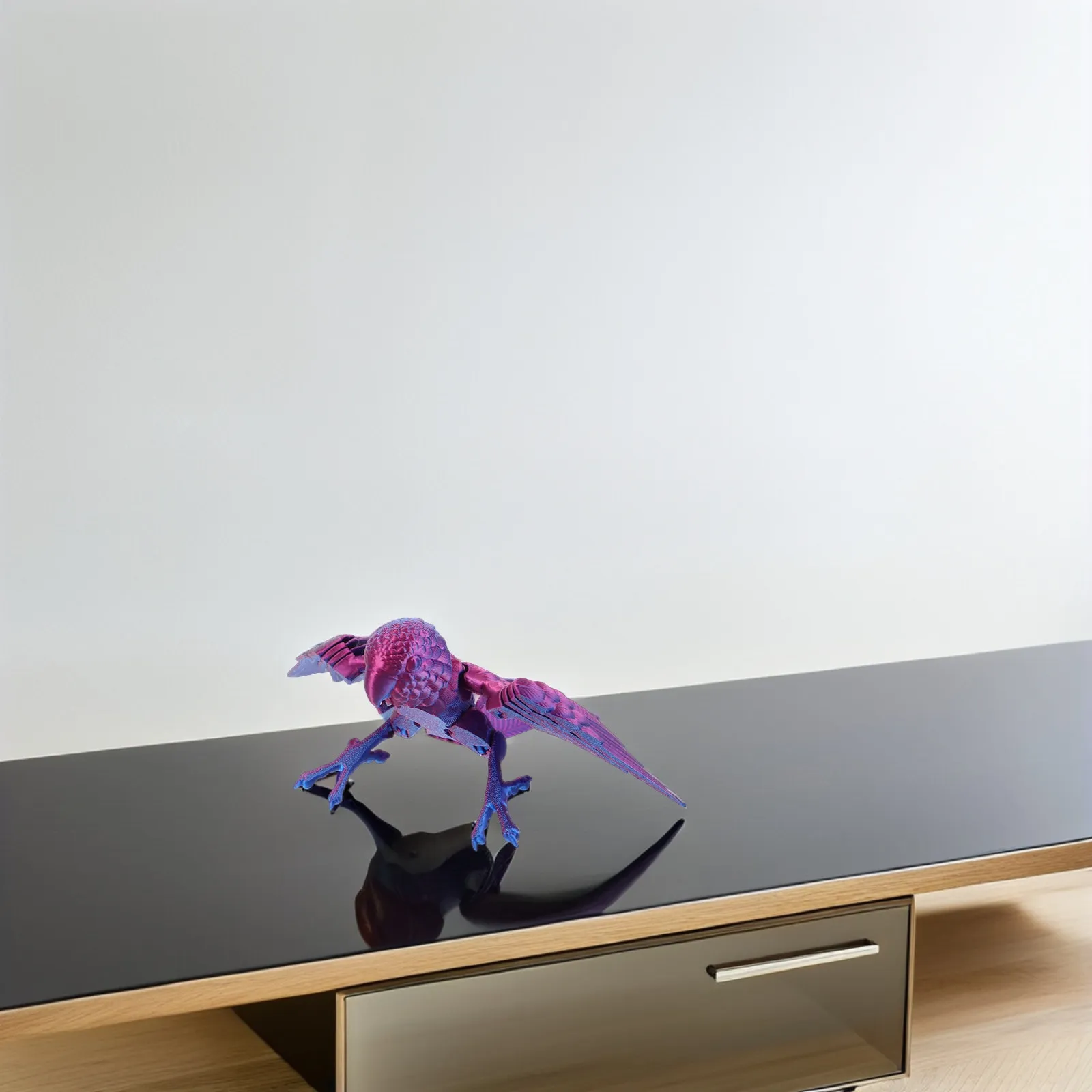 Flexible 3D Printed Parrot Realistic Bird with Movable Wings Articulated Desk Decoration Home Office Kids Interactive
Flexible 3D Printed Parrot Realistic Bird with Movable Wings Articulated Desk Decoration Home Office Kids Interactive