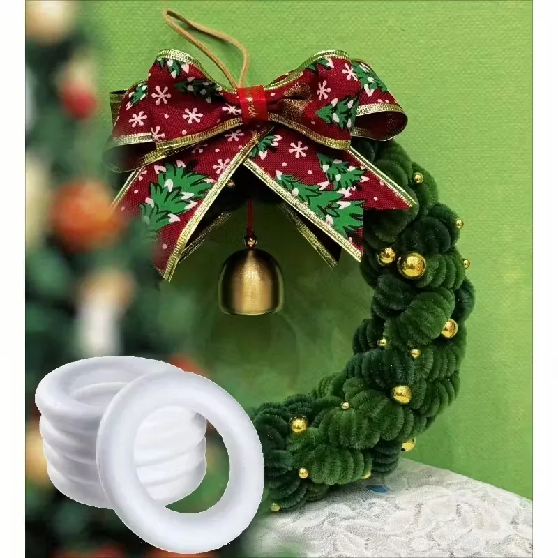 6pcs White Foam Garland Boxed Craft, Foam Circle Round Craft Garland DIY Christmas Vacation House Decoration Ring Wreath Decor
6pcs White Foam Garland Boxed Craft, Foam Circle Round Craft Garland DIY Christmas Vacation House Decoration Ring Wreath Decor