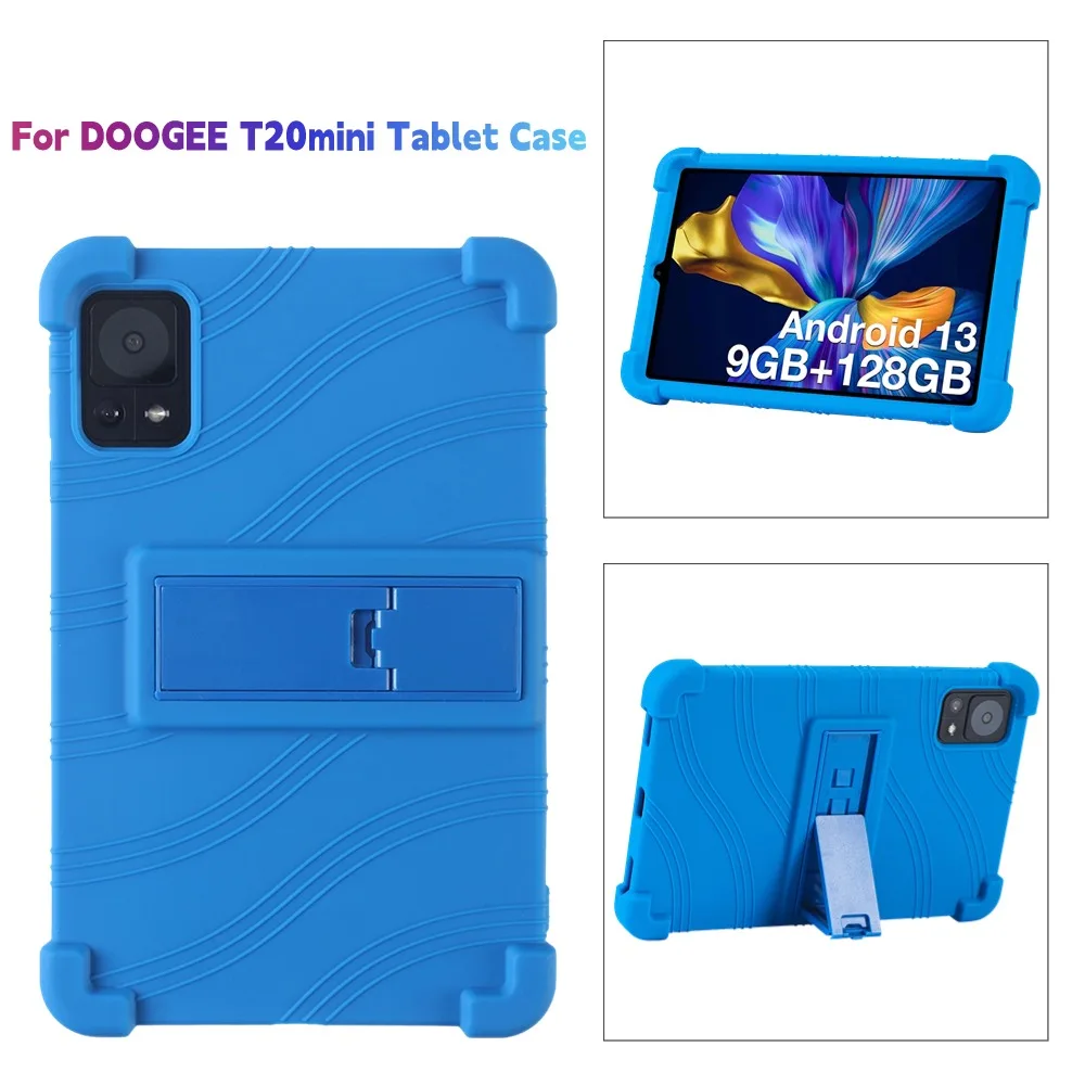 4 Thicken Cornors Silicone Cover with Kickstand For Doogee T20 Mini Pro Kid Case 8.4" Tablet PC Soft Shockproof Protector Funda
4 Thicken Cornors Silicone Cover with Kickstand For Doogee T20 Mini Pro Kid Case 8.4" Tablet PC Soft Shockproof Protector Funda
