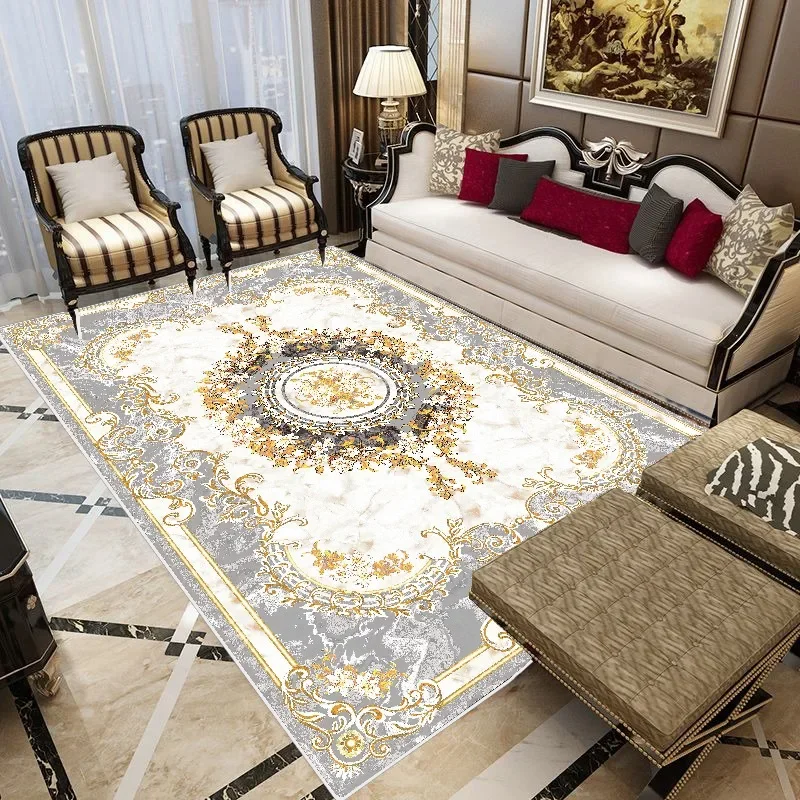 European Luxury Living Room Carpet Large Area High-grade Sofa Carpets Non-slip Washable Rug for Bedroom Decoration Lounge Mat
European Luxury Living Room Carpet Large Area High-grade Sofa Carpets Non-slip Washable Rug for Bedroom Decoration Lounge Mat
