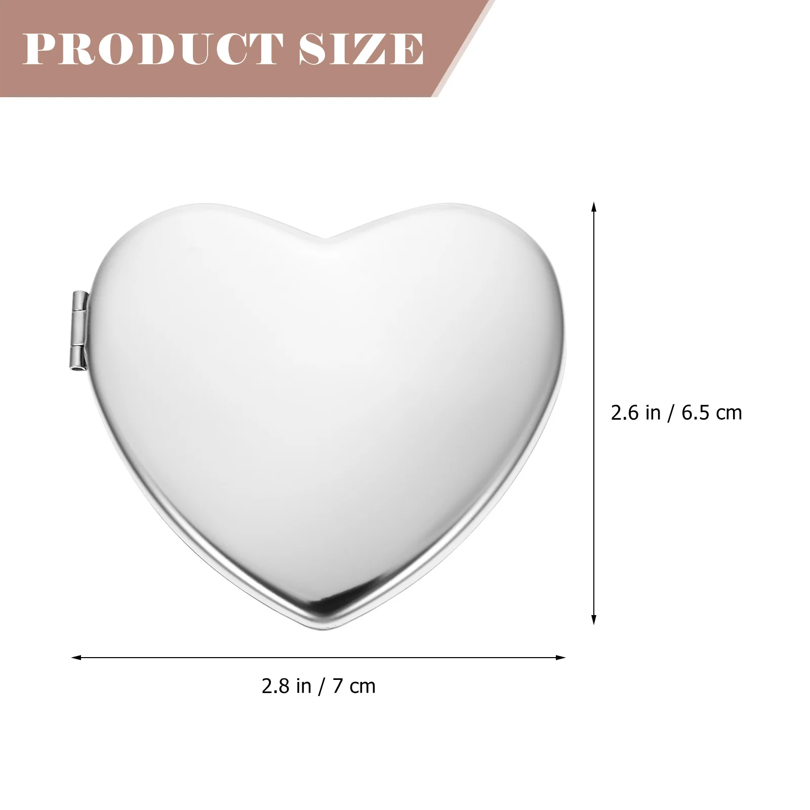 Compact Heart Shaped Double-Sided Mirror High Definition Portable Makeup Tool for Women Travel Gift Compact Double-Sided Mirror
Compact Heart Shaped Double-Sided Mirror High Definition Portable Makeup Tool for Women Travel Gift Compact Double-Sided Mirror