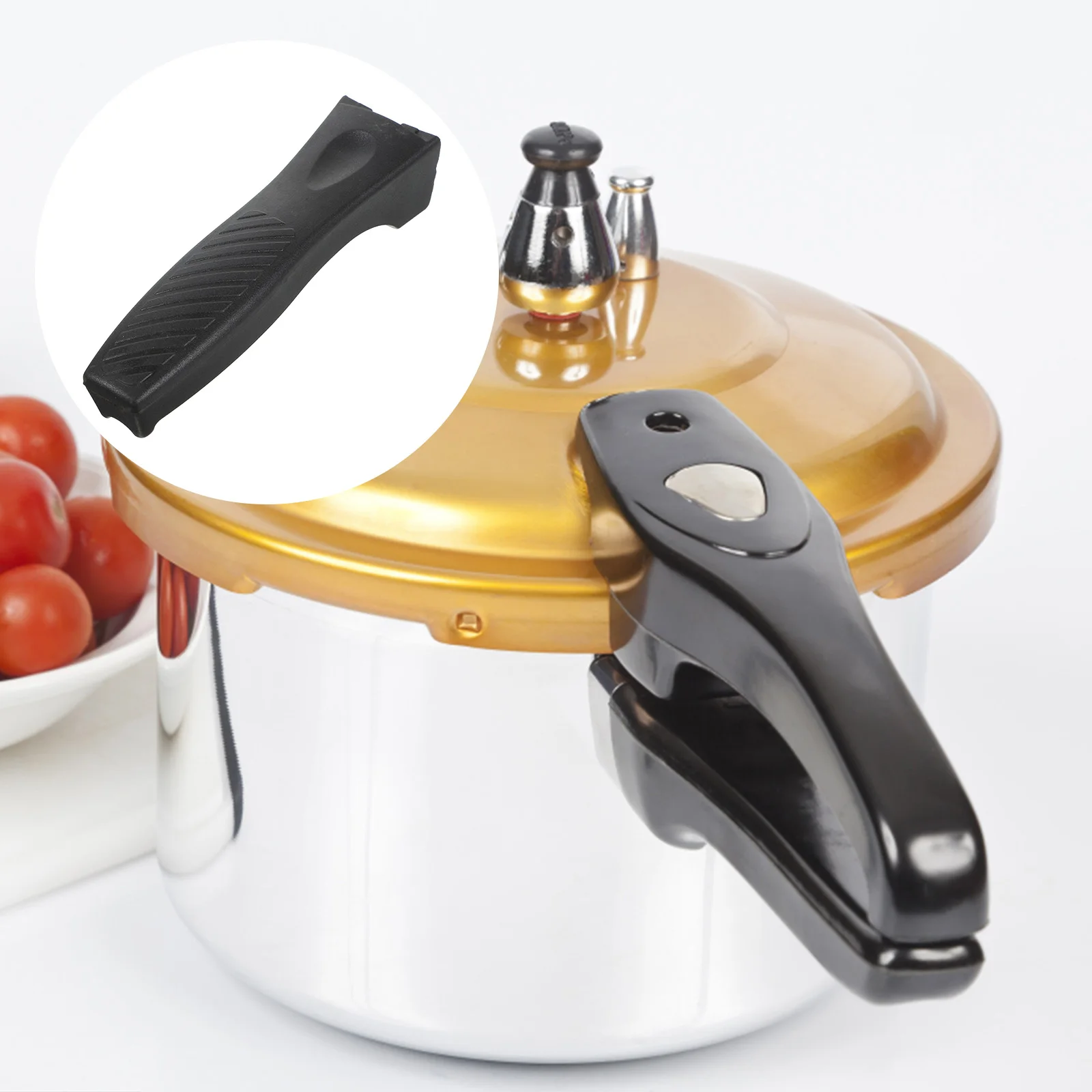 1pc Universal Replacement Pressure Cooker Bakelite Heat Resistant Ergonomic Anti-Scalding For Pot Wok Steamer Cooker Handle Grip 
1pc Universal Replacement Pressure Cooker Bakelite Heat Resistant Ergonomic Anti-Scalding For Pot Wok Steamer Cooker Handle Grip