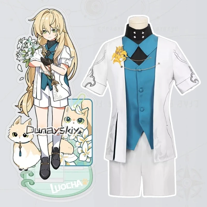 Game Honkai: Star Rail Luocha Cosplay Costume Chinese Suit Uniform Unisex Outfit Role-playing For Anime Halloween Party
Game Honkai: Star Rail Luocha Cosplay Costume Chinese Suit Uniform Unisex Outfit Role-playing For Anime Halloween Party