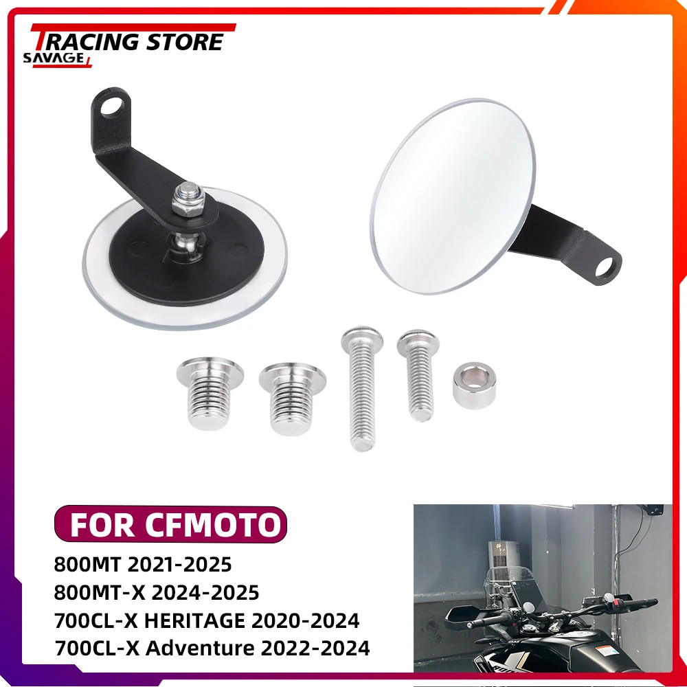 For CFMOTO 800MT 800MT-X 800 Explore 700CL-X Heritage Adventure Motorycle Adjustable Rear Side Rearview Mirror 800 MT MTX 700CLX
For CFMOTO 800MT 800MT-X 800 Explore 700CL-X Heritage Adventure Motorycle Adjustable Rear Side Rearview Mirror 800 MT MTX 700CLX
