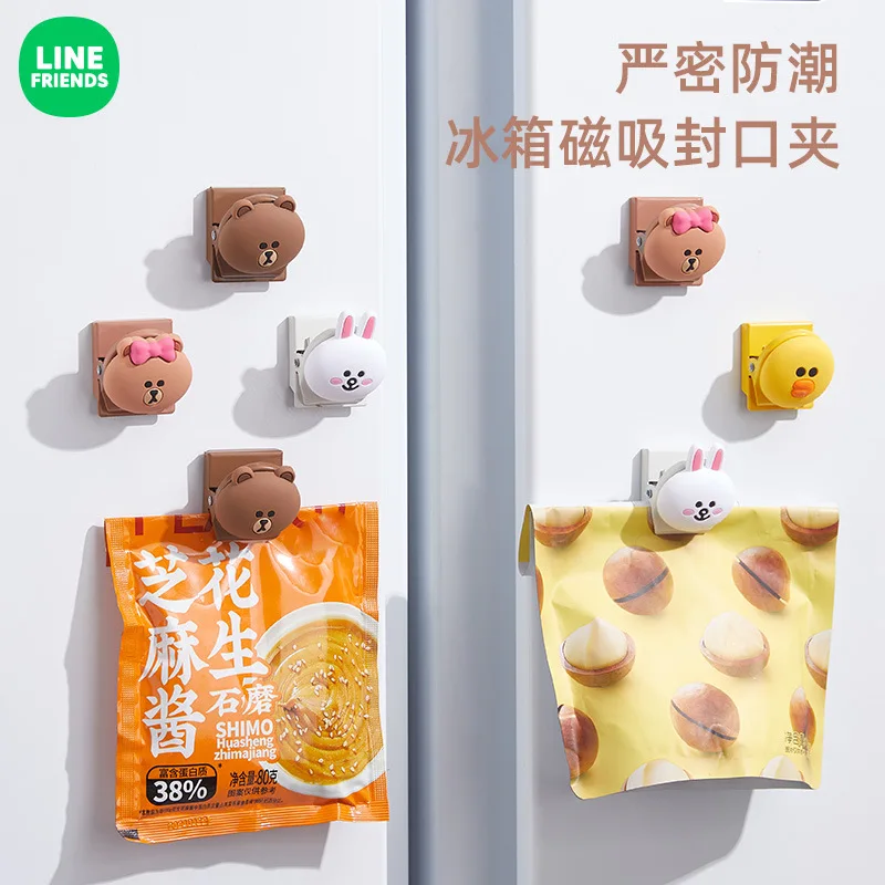 Line Friends Kawaii аниме коричневый коник магнитная бытовая наклейка на холодильник для кухни милый мультфильм Салли Шоколад зажим для запечатывания еды
Line Friends Kawaii аниме коричневый коник магнитная бытовая наклейка на холодильник для кухни милый мультфильм Салли Шоколад зажим для запечатывания еды