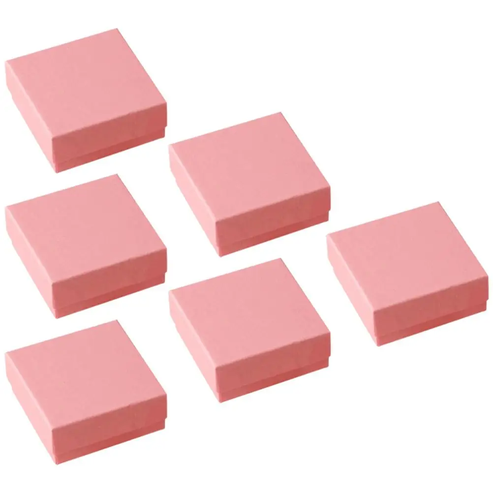 6 Pcs 7x7x3cm Small Pink Gift Boxes Jewelry Packaging With Lid For Bracelet Necklace Storage Display jewelry gift box for gifts
6 Pcs 7x7x3cm Small Pink Gift Boxes Jewelry Packaging With Lid For Bracelet Necklace Storage Display jewelry gift box for gifts