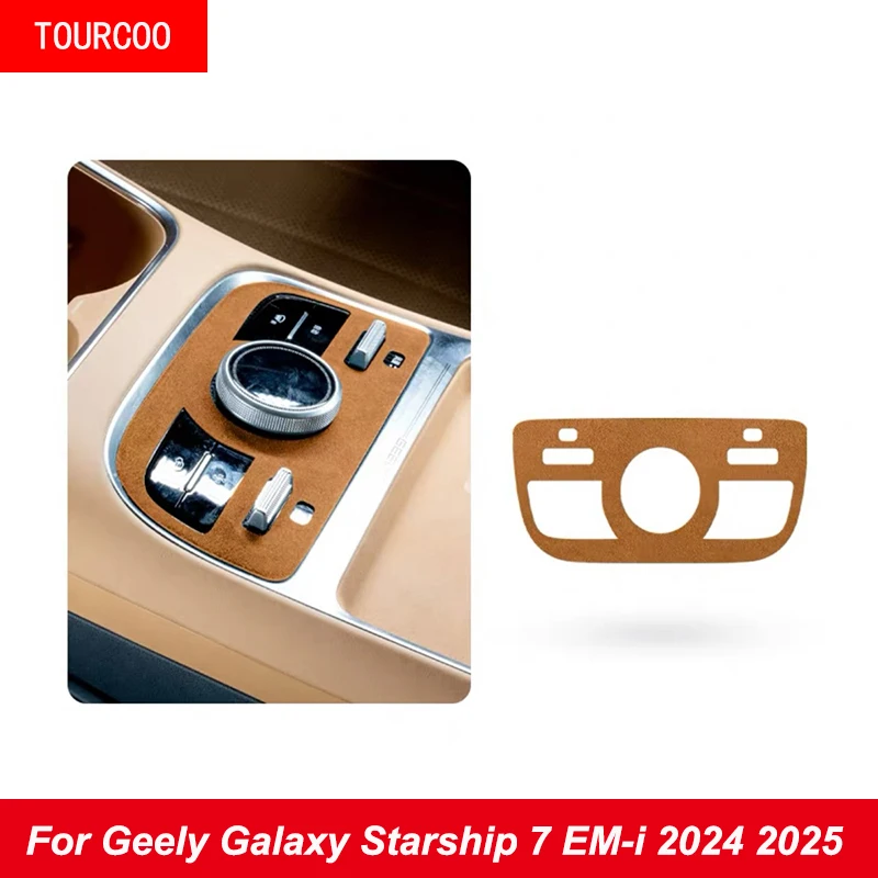 For Geely Galaxy Starship 7 EM-i 2024 2025 Central Control Button Panel Suede Protective Sticker Alcantara Accessories
For Geely Galaxy Starship 7 EM-i 2024 2025 Central Control Button Panel Suede Protective Sticker Alcantara Accessories