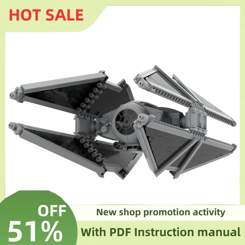 Новый 902 шт. знаменитый звездный боевой фильм Moc Twin Ion Engine Spacefighter Diy креативные идеи детские игрушки подарки на день рождения строительные блоки
Новый 902 шт. знаменитый звездный боевой фильм Moc Twin Ion Engine Spacefighter Diy креативные идеи детские игрушки подарки на день рождения строительные блоки