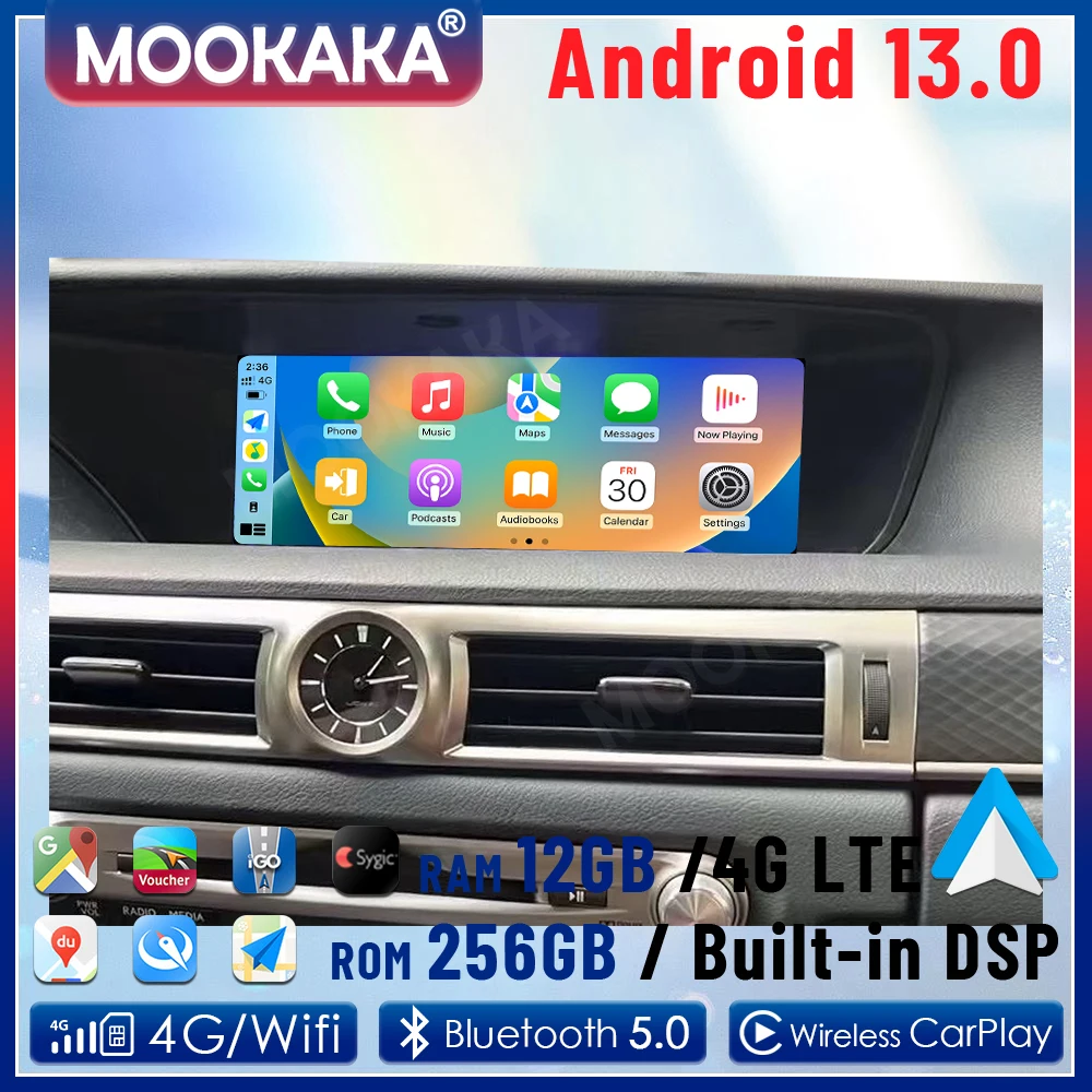 Автомобильное радио Navi Android 13 для LEXUS GS 2012-2017 GS300 GS350 GS400 GS430 GS450 GS460 LHD RHD Мультимедийное головное устройство Carplay
Автомобильное радио Navi Android 13 для LEXUS GS 2012-2017 GS300 GS350 GS400 GS430 GS450 GS460 LHD RHD Мультимедийное головное устройство Carplay