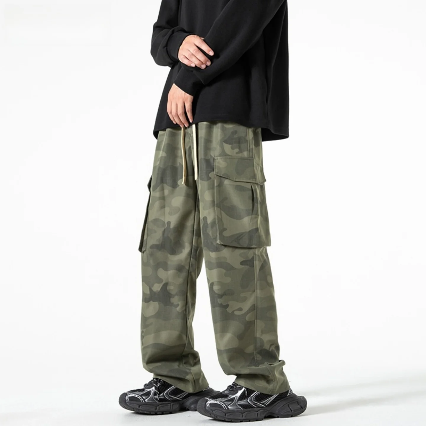 Hero Men's Loose Straight Leg Workwear Casual Pants Breathable Summer Sports Outdoor Versatile Long Trousers Polyester Fiber
Hero Men's Loose Straight Leg Workwear Casual Pants Breathable Summer Sports Outdoor Versatile Long Trousers Polyester Fiber