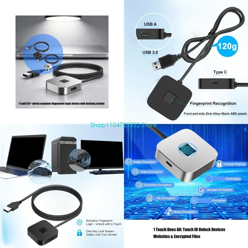 P5EA Portable Fingerprints Authentication Device One-Clicks Lock Screens For Systems
P5EA Portable Fingerprints Authentication Device One-Clicks Lock Screens For Systems
