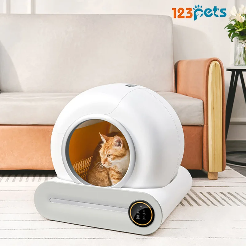 Smart cat litter box Automatic cat toilet cleaning Electric large deodorizing fully enclosed cat litter tray
Smart cat litter box Automatic cat toilet cleaning Electric large deodorizing fully enclosed cat litter tray