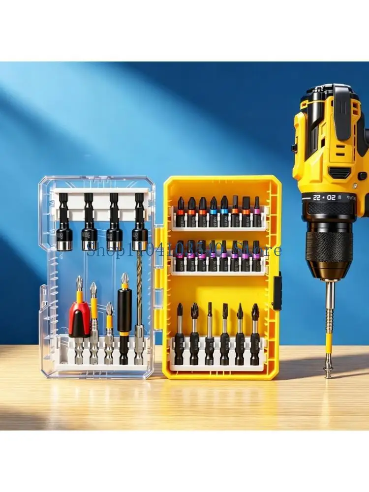 02DC Multiple Purpose 34Pc Construction Bit with Secure Hold & Small Storage Wear Resistant for DIY Projects U
02DC Multiple Purpose 34Pc Construction Bit with Secure Hold & Small Storage Wear Resistant for DIY Projects U