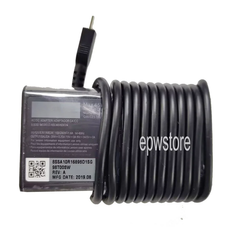 Зарядное устройство VV+ 65W 20V 3.25A USB Type C для LENOVO THINKBOOK T14 T15
Зарядное устройство VV+ 65W 20V 3.25A USB Type C для LENOVO THINKBOOK T14 T15