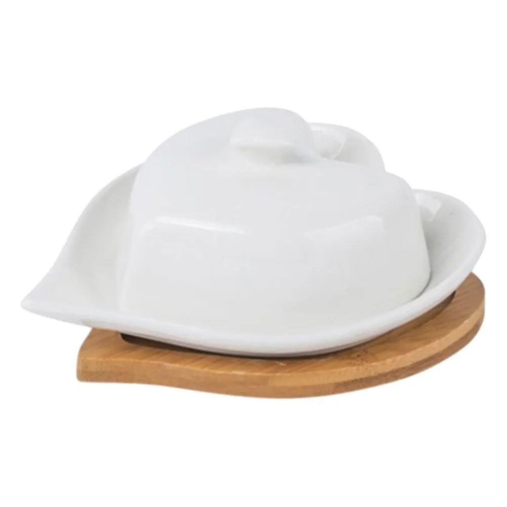 1Set Ceramic Butter Storage Dish Heart Shaped Plate Bread Snack Holder Home Tableware Decorative Butter Box
1Set Ceramic Butter Storage Dish Heart Shaped Plate Bread Snack Holder Home Tableware Decorative Butter Box