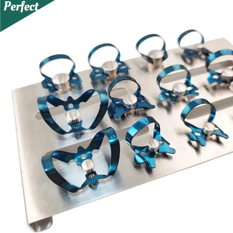 12 Piece Dental Rubber Dam Clamps Endodontic Restorative Stainless Steel Barrier Clip Frame Holder Dentistry Materials
12 Piece Dental Rubber Dam Clamps Endodontic Restorative Stainless Steel Barrier Clip Frame Holder Dentistry Materials