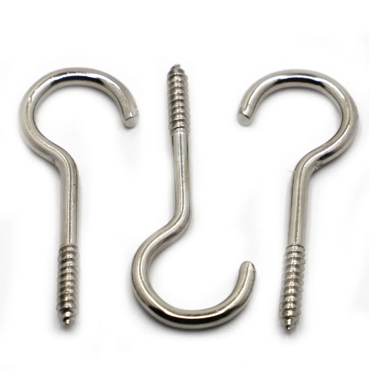 Light Hook Ring Question Mark Hooks Sheep Eye Hook Screws Nickel Self-tapping Screw Hooking NO.1 2 3 4 5 6 8 10 12 14
Light Hook Ring Question Mark Hooks Sheep Eye Hook Screws Nickel Self-tapping Screw Hooking NO.1 2 3 4 5 6 8 10 12 14