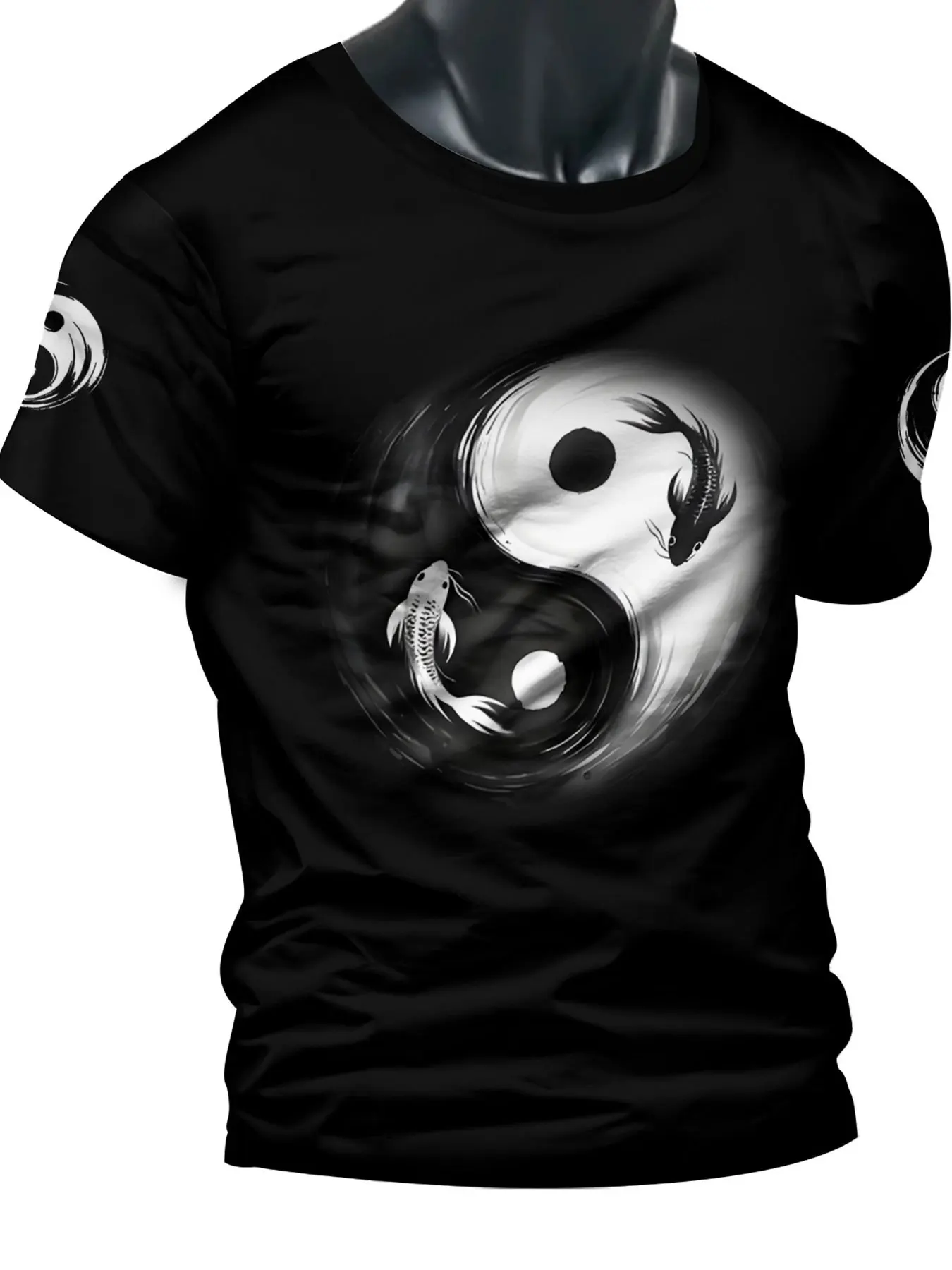 Лето 202, новая мужская футболка с 3D принтом, повседневная, из полиэстера, модная, дышащая и легкая мужская одежда 
Лето 202, новая мужская футболка с 3D принтом, повседневная, из полиэстера, модная, дышащая и легкая мужская одежда