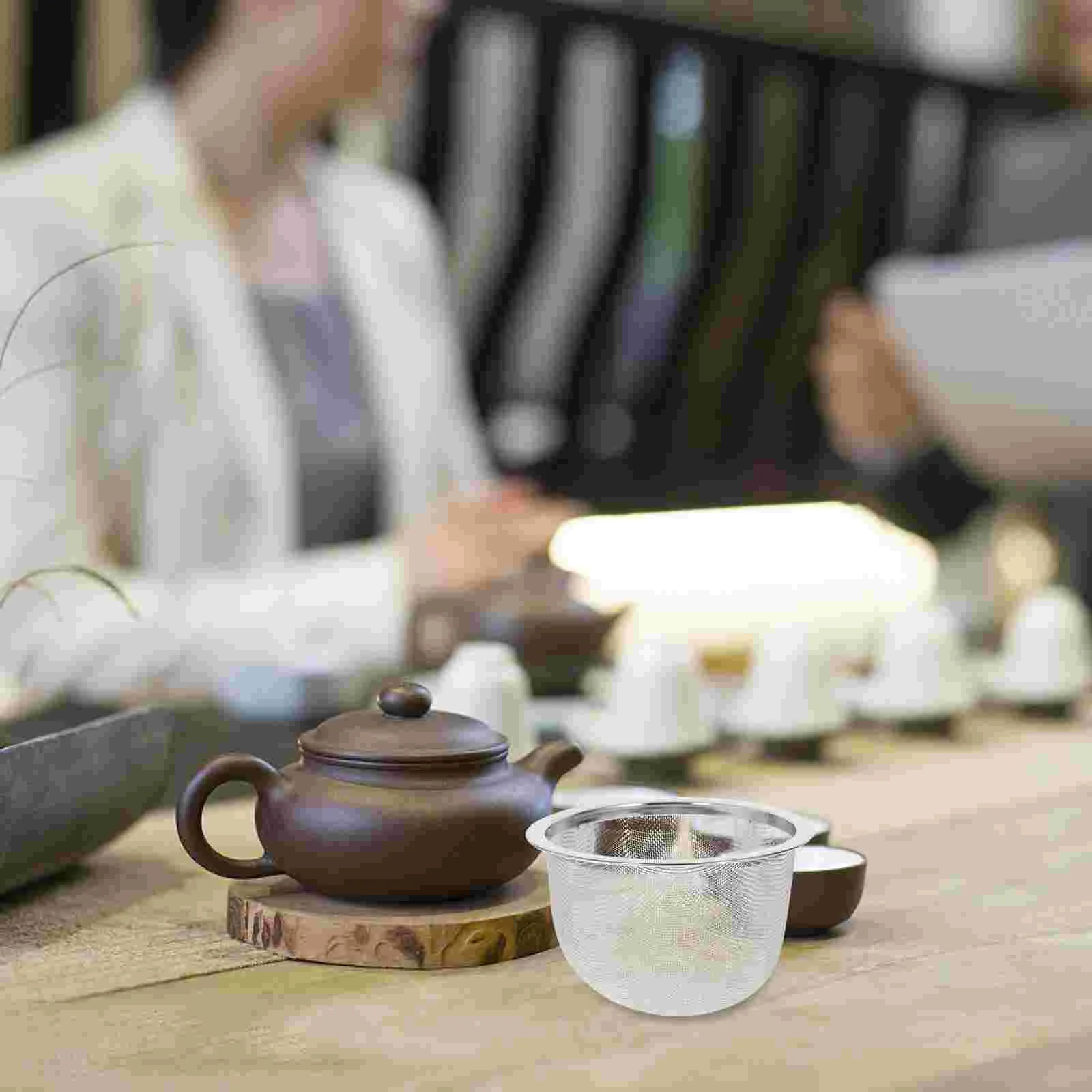 2 Pcs Stainless Steel Strainer Filter 8cm Diameter 6.9cm Opening 5.2cm Height Fine Mesh Tea Infuser Teapot Accessories
2 Pcs Stainless Steel Strainer Filter 8cm Diameter 6.9cm Opening 5.2cm Height Fine Mesh Tea Infuser Teapot Accessories