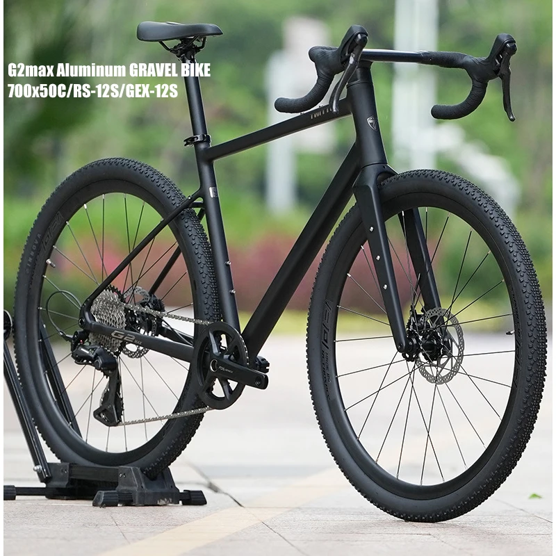 TWITTER G2max Wireless 700X50C GRAVEL Bike GEX-12S RS-12S Aluminum Gravel Road Bike Hydraulic Disc Brake Bicycle UDH Hanger
TWITTER G2max Wireless 700X50C GRAVEL Bike GEX-12S RS-12S Aluminum Gravel Road Bike Hydraulic Disc Brake Bicycle UDH Hanger