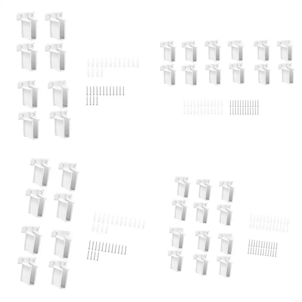 581E 8/12Pcs Wire Shelf Corner Support Bracket Wardrobe Bracket Closet Rod End Supports for Wall Cabinet Home Closet Office
581E 8/12Pcs Wire Shelf Corner Support Bracket Wardrobe Bracket Closet Rod End Supports for Wall Cabinet Home Closet Office