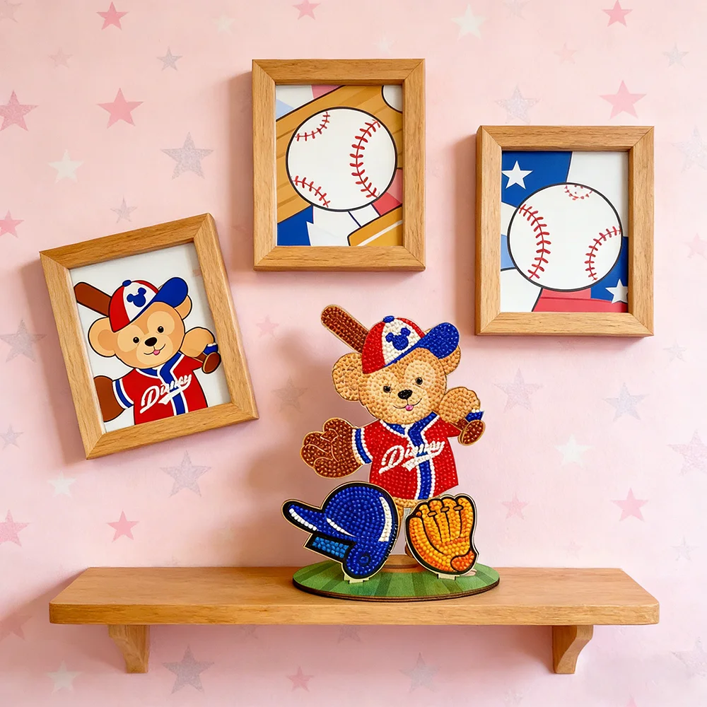 Hot Selling 3D Cartoon Bear Diamond Painting Kit Wooden DIY Birthday Ornament Sign Kids Gift Home Decor
Hot Selling 3D Cartoon Bear Diamond Painting Kit Wooden DIY Birthday Ornament Sign Kids Gift Home Decor