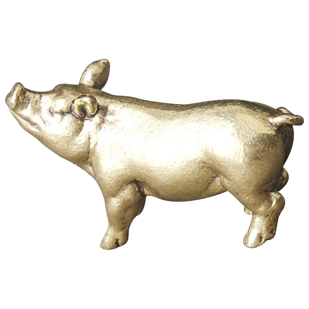 Brass Zodiac Pig Figurine Retro Mini Statue Home Office Decor Animal Ornaments Craft Fine Practical
Brass Zodiac Pig Figurine Retro Mini Statue Home Office Decor Animal Ornaments Craft Fine Practical