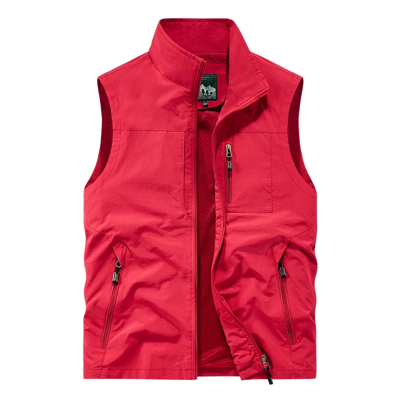 High Quality Men's Fishing Vest Outdoor Photography Breathable Waterproof Men's Multi-pocket Vest Hiking Training Vest
High Quality Men's Fishing Vest Outdoor Photography Breathable Waterproof Men's Multi-pocket Vest Hiking Training Vest