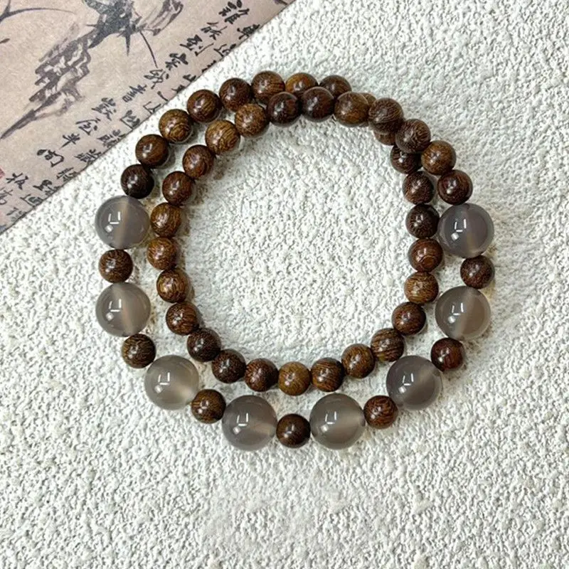 Double Layer Sandalwood Beads Bracelet Vintage Stackable Wooden Jewelry Handmade Boho Unisex Accessories for Yoga Meditation
Double Layer Sandalwood Beads Bracelet Vintage Stackable Wooden Jewelry Handmade Boho Unisex Accessories for Yoga Meditation