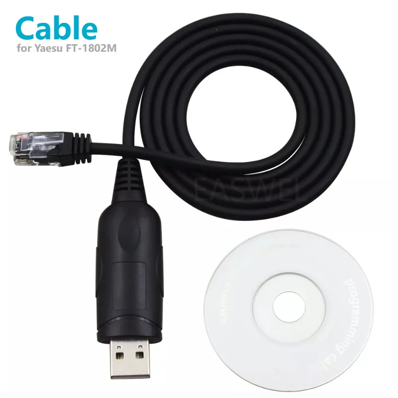 USB Programming Cable for Yaesu VX for Y2800 FT1807 FT1802 FT2800 FT1500 FT1900 FT2900 FT1907
USB Programming Cable for Yaesu VX for Y2800 FT1807 FT1802 FT2800 FT1500 FT1900 FT2900 FT1907