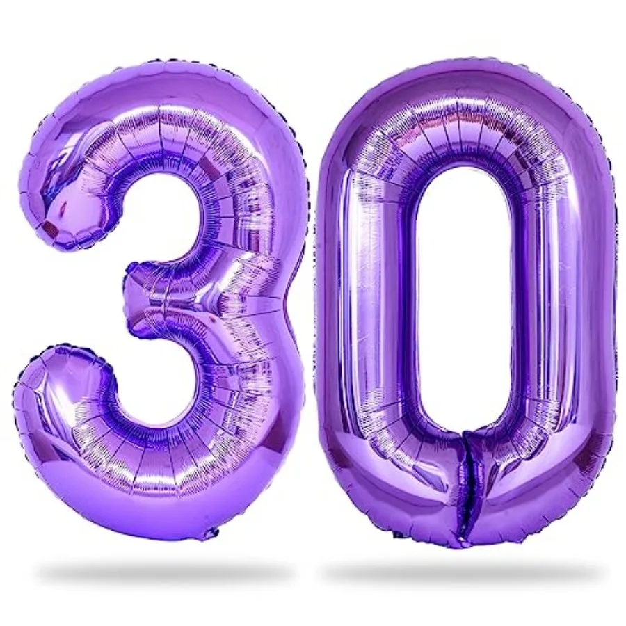 Balloons, Inch Mylar Foil 3 and 0 Balloons for Women, Self Inflating 30th Birthday Balloons for 30 Year Old Anniversary Birthda
Balloons, Inch Mylar Foil 3 and 0 Balloons for Women, Self Inflating 30th Birthday Balloons for 30 Year Old Anniversary Birthda