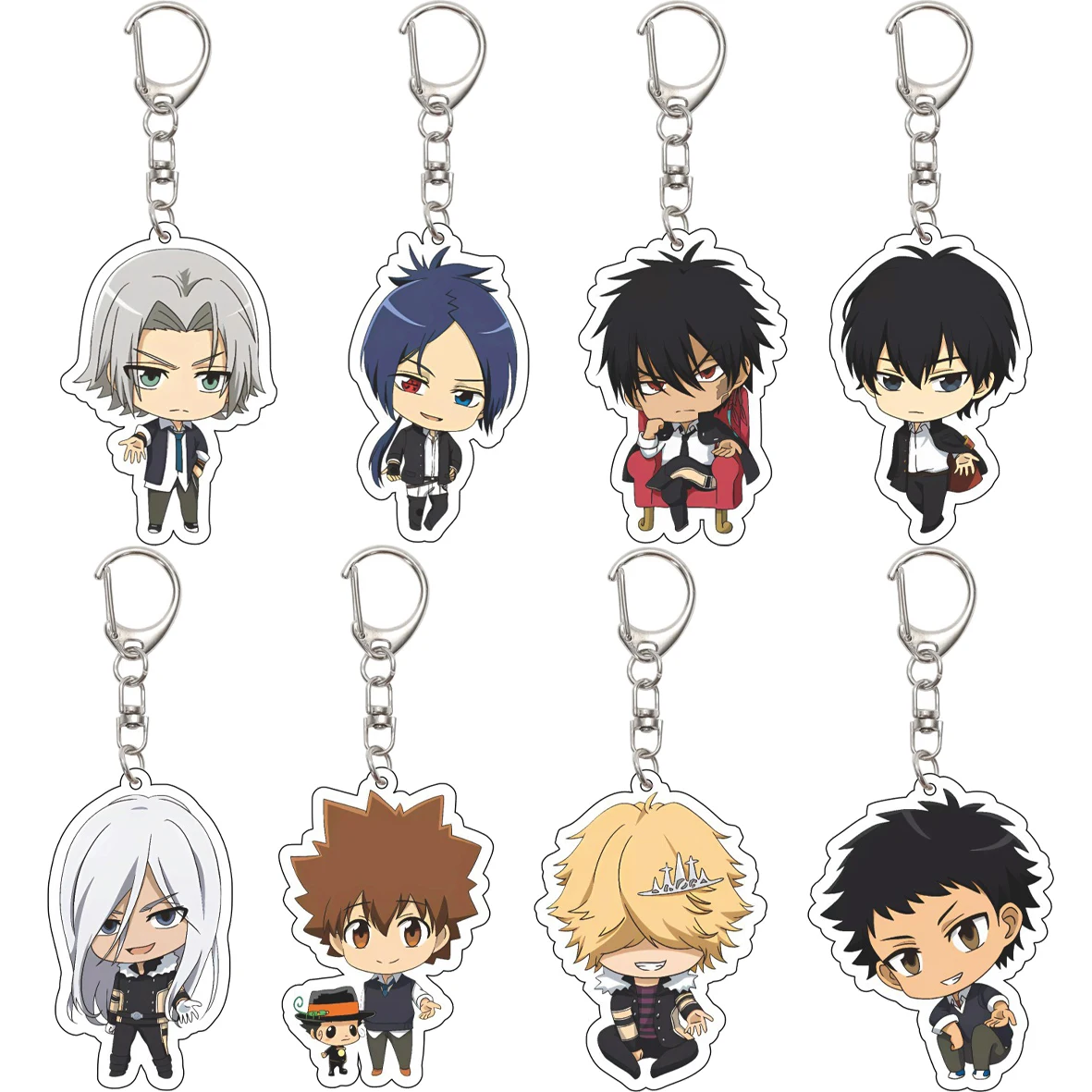 55MM Keychain Anime Katekyo Hitman Reborn! Hibari Kyouya Rokudo Mukuro Birds Gokudera Hayato Acrylic Key Chain Cute Gifts
55MM Keychain Anime Katekyo Hitman Reborn! Hibari Kyouya Rokudo Mukuro Birds Gokudera Hayato Acrylic Key Chain Cute Gifts