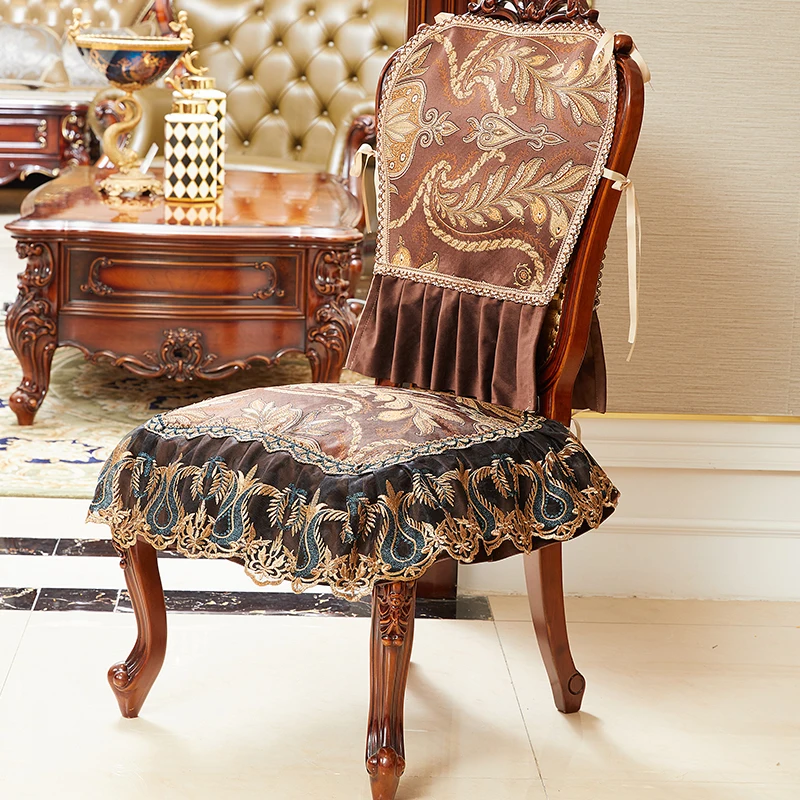 European Style Dining Chair Covers All-season Universal Anti-slip Chair Cushion Home Dining Room Decorative Jacquard Chair Cover
European Style Dining Chair Covers All-season Universal Anti-slip Chair Cushion Home Dining Room Decorative Jacquard Chair Cover