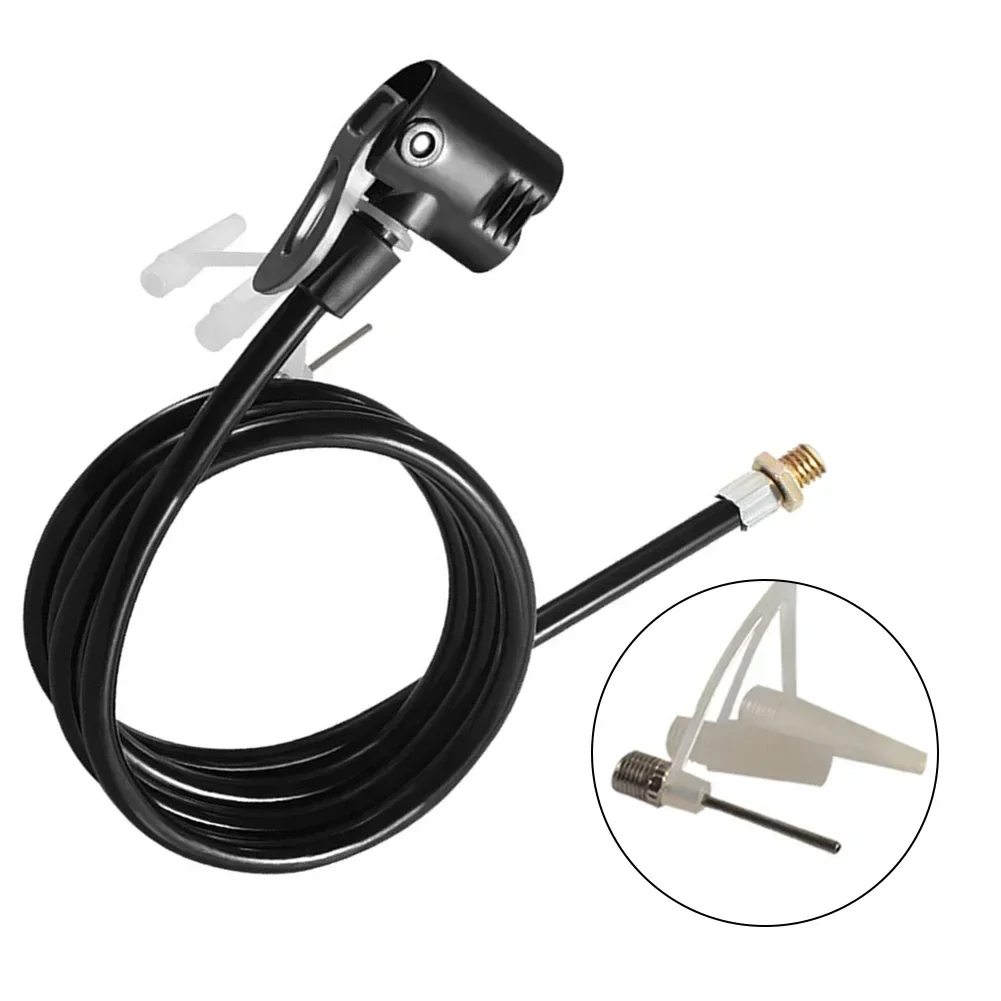 125 Soil Cm Bicycle Pump Hose Inflator Gas Line New Black -Metal Port Heat-resistant Anti-freeze Air Belt Bike Accessories
125 Soil Cm Bicycle Pump Hose Inflator Gas Line New Black -Metal Port Heat-resistant Anti-freeze Air Belt Bike Accessories