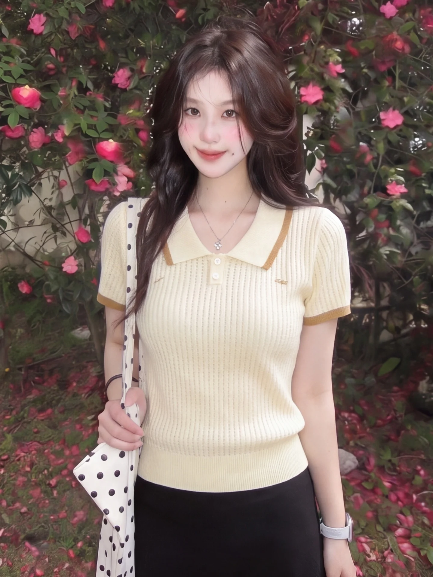 Korean Style Ice Silk Knitted Short Sleeve Neck Hollow out Slim Fit Summer Top for Women Thin Fashion Gentle Body Shaping
Korean Style Ice Silk Knitted Short Sleeve Neck Hollow out Slim Fit Summer Top for Women Thin Fashion Gentle Body Shaping