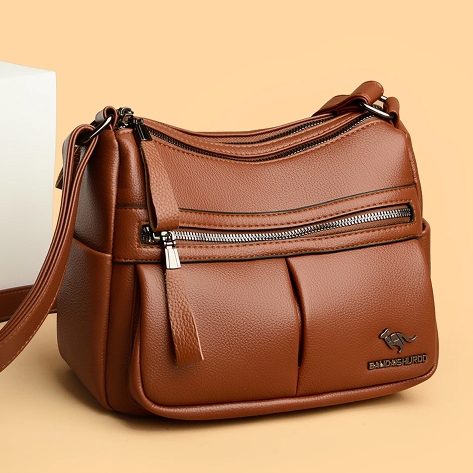 2025 Luxury Handbags and Purses High Quality Soft Leather Famale Bag Designer Multi-pocket Shoulder Crossbody Bags for Women Sac
2025 Luxury Handbags and Purses High Quality Soft Leather Famale Bag Designer Multi-pocket Shoulder Crossbody Bags for Women Sac