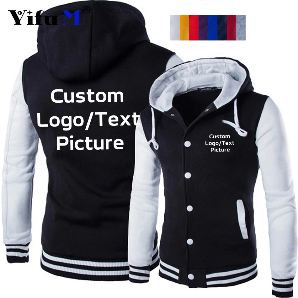 Custom Logo Men's Hoodie Jacket Streetwear Long Sleeve Sweatshirts Zipper Hooded Sportswear Men Streetwear Clothing
Custom Logo Men's Hoodie Jacket Streetwear Long Sleeve Sweatshirts Zipper Hooded Sportswear Men Streetwear Clothing