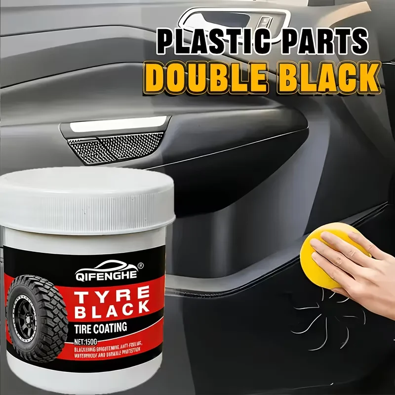Tire Black Coating Paste - Long-Lasting Tire Shine & Protectant with Applicator Sponge, Anti-Fading, Waterproof
Tire Black Coating Paste - Long-Lasting Tire Shine & Protectant with Applicator Sponge, Anti-Fading, Waterproof
