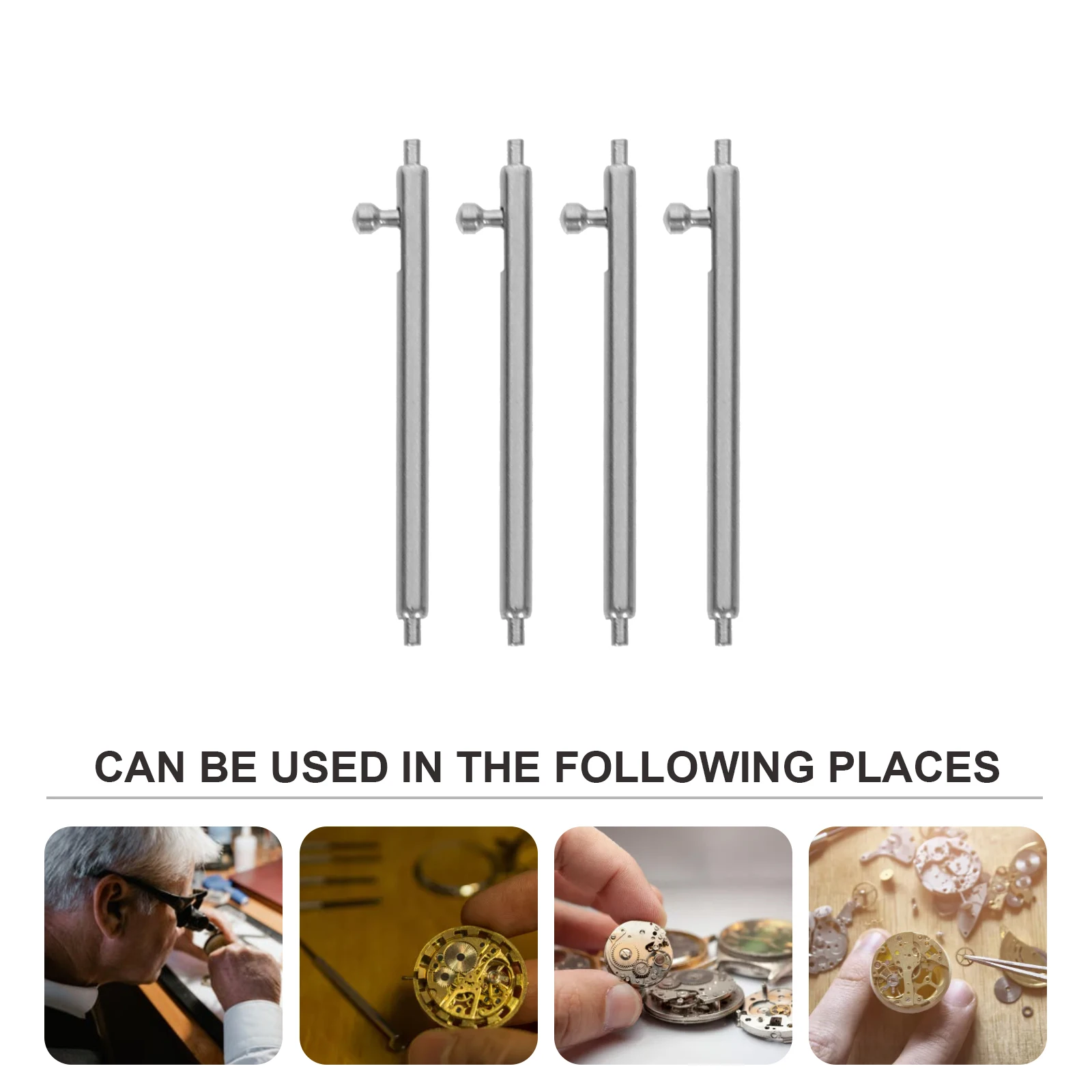 4 Pcs Quick Disassembly Ear Accessories Watch Band Release Pin Stainless Steel Strap Link Tube Removal
4 Pcs Quick Disassembly Ear Accessories Watch Band Release Pin Stainless Steel Strap Link Tube Removal