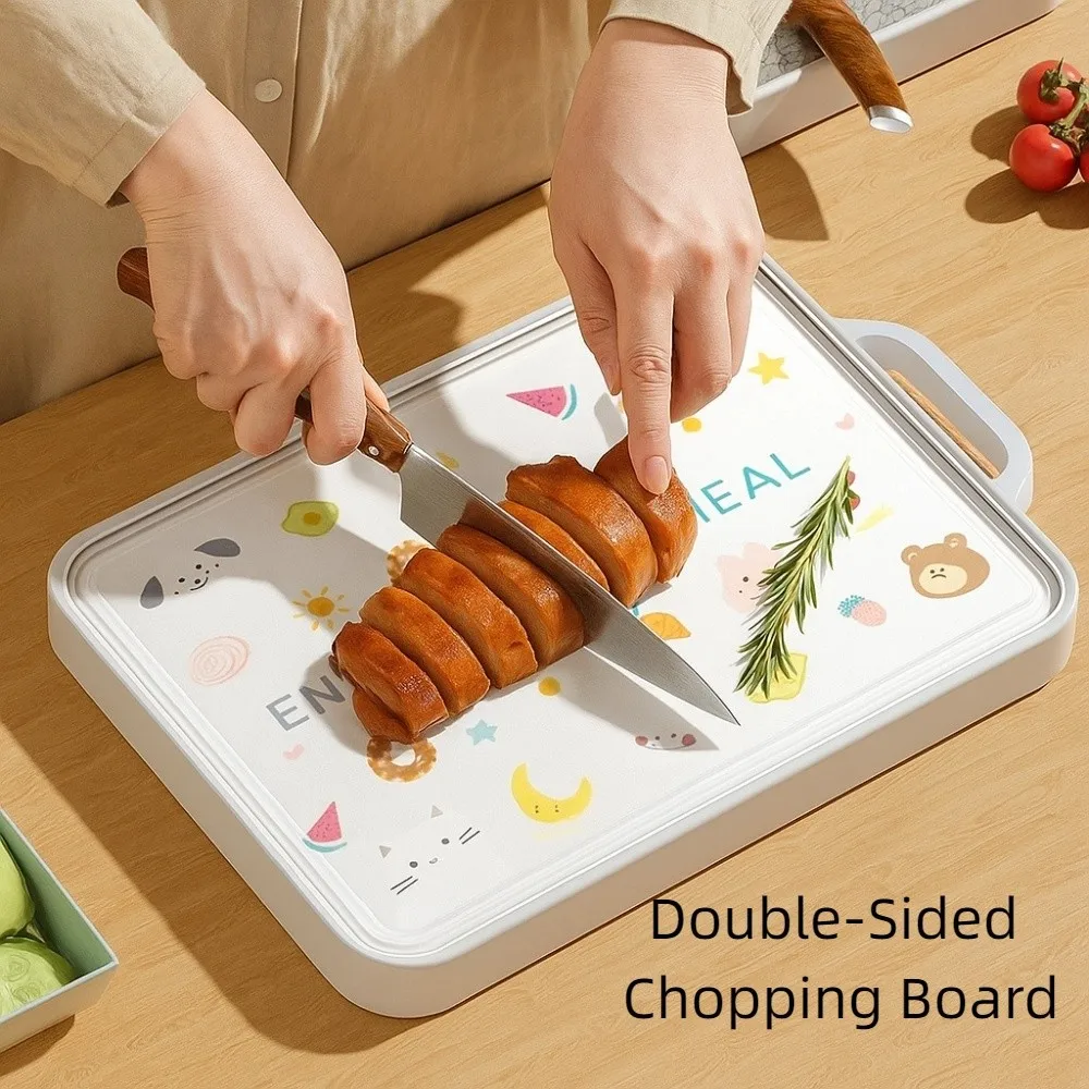 Odor-Free Double-Sided Chopping Board 20mm Thick Cartoon Mildew Cutting Board Non-Slip Stainless Steel Cutting Board
Odor-Free Double-Sided Chopping Board 20mm Thick Cartoon Mildew Cutting Board Non-Slip Stainless Steel Cutting Board