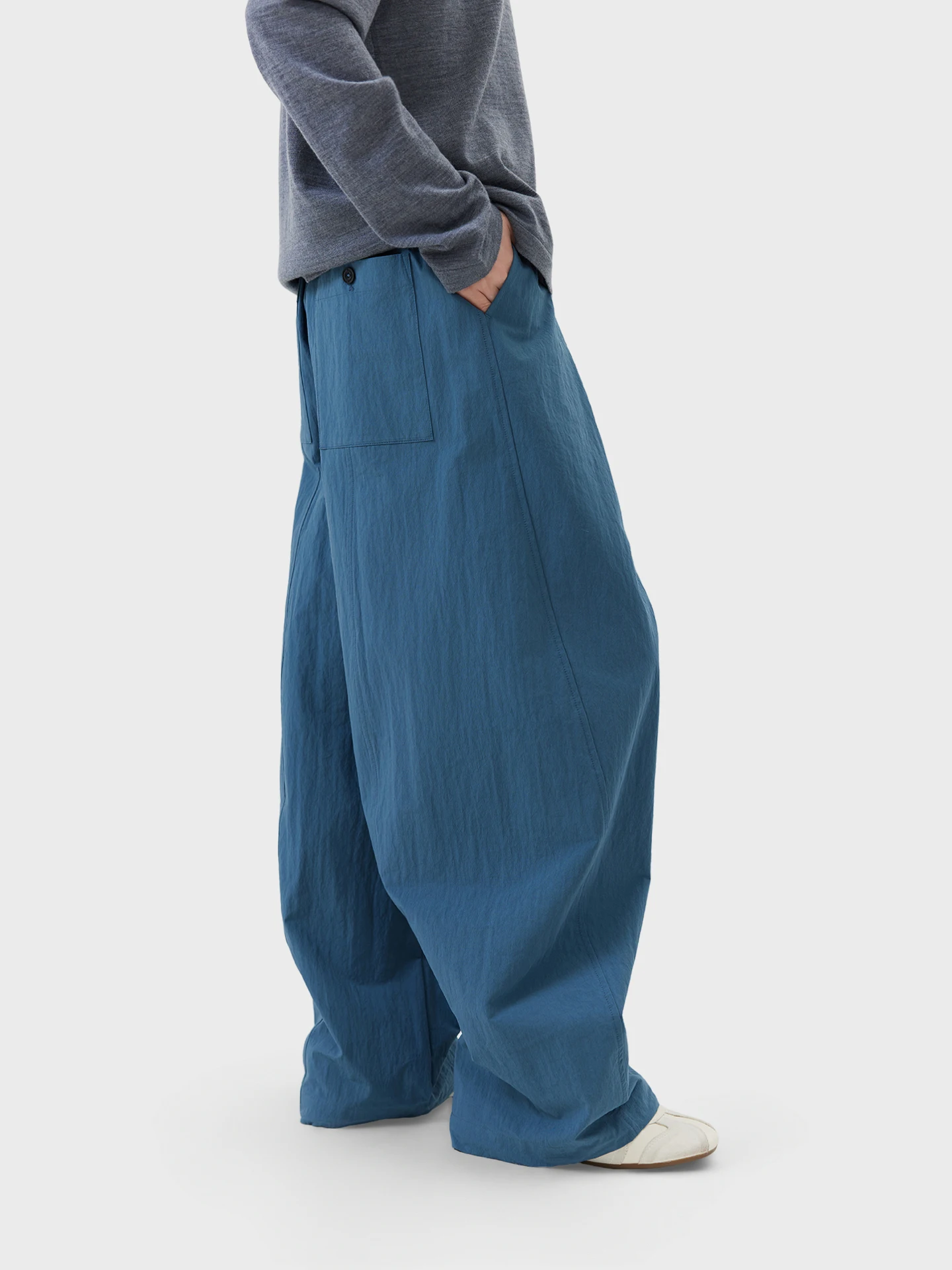 SEEI Casual High Waist Wide Leg Pants Two-Way Wear Foot Dstring Cotton Blend Comfortable Breathable Ladies Trousers
SEEI Casual High Waist Wide Leg Pants Two-Way Wear Foot Dstring Cotton Blend Comfortable Breathable Ladies Trousers