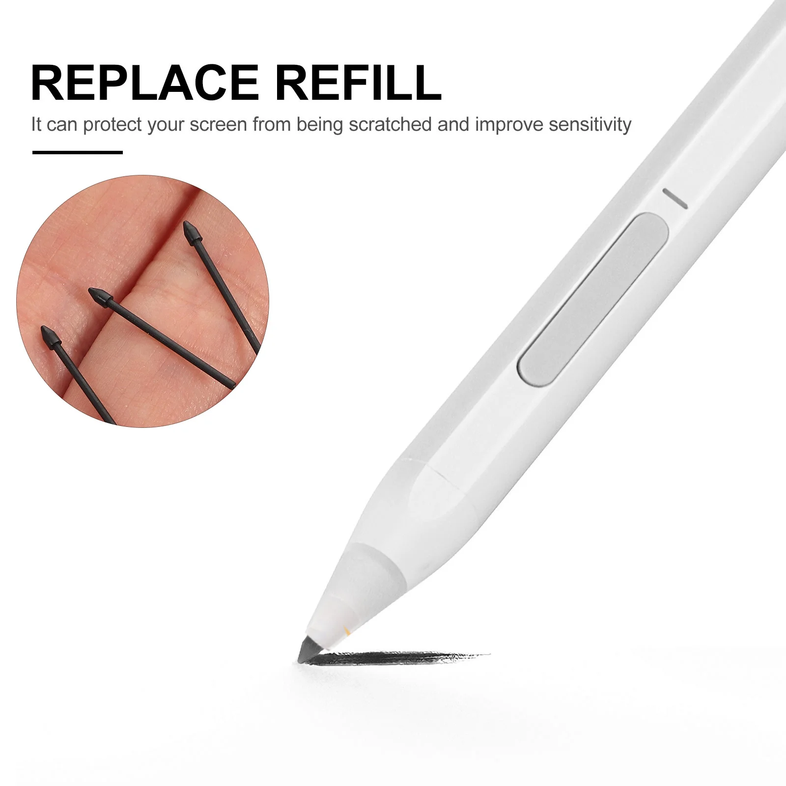 1Set Stylus Pen Refills Replacement Durable Screen Touch Pen Nibs Compatible for Electric Tablet Phone Writing
1Set Stylus Pen Refills Replacement Durable Screen Touch Pen Nibs Compatible for Electric Tablet Phone Writing
