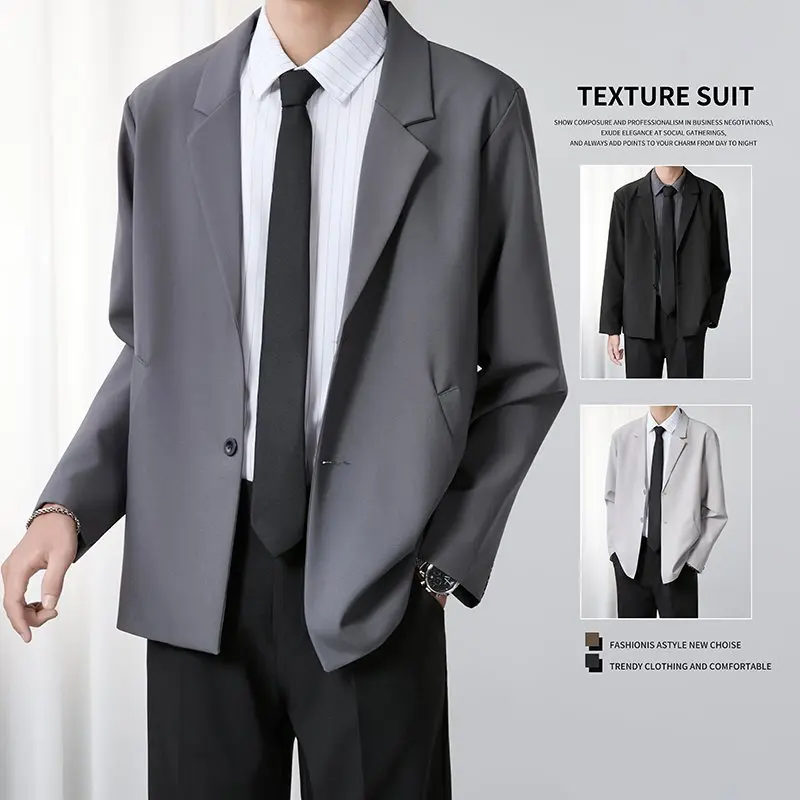 Men's Casual Wool Suit Jaet Spring Autumn Versatile Hong Kong Sle Busin Casual Western Clothes Outerwear
Men's Casual Wool Suit Jaet Spring Autumn Versatile Hong Kong Sle Busin Casual Western Clothes Outerwear