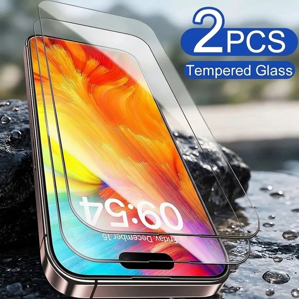 2Pcs Ultra Clear Tempered Glass for iPhone 17 16 15 Pro Max Air 17e 16e 15 14 Plus 14 13 12 11 Pro Anti-Scratch Screen Protector
2Pcs Ultra Clear Tempered Glass for iPhone 17 16 15 Pro Max Air 17e 16e 15 14 Plus 14 13 12 11 Pro Anti-Scratch Screen Protector