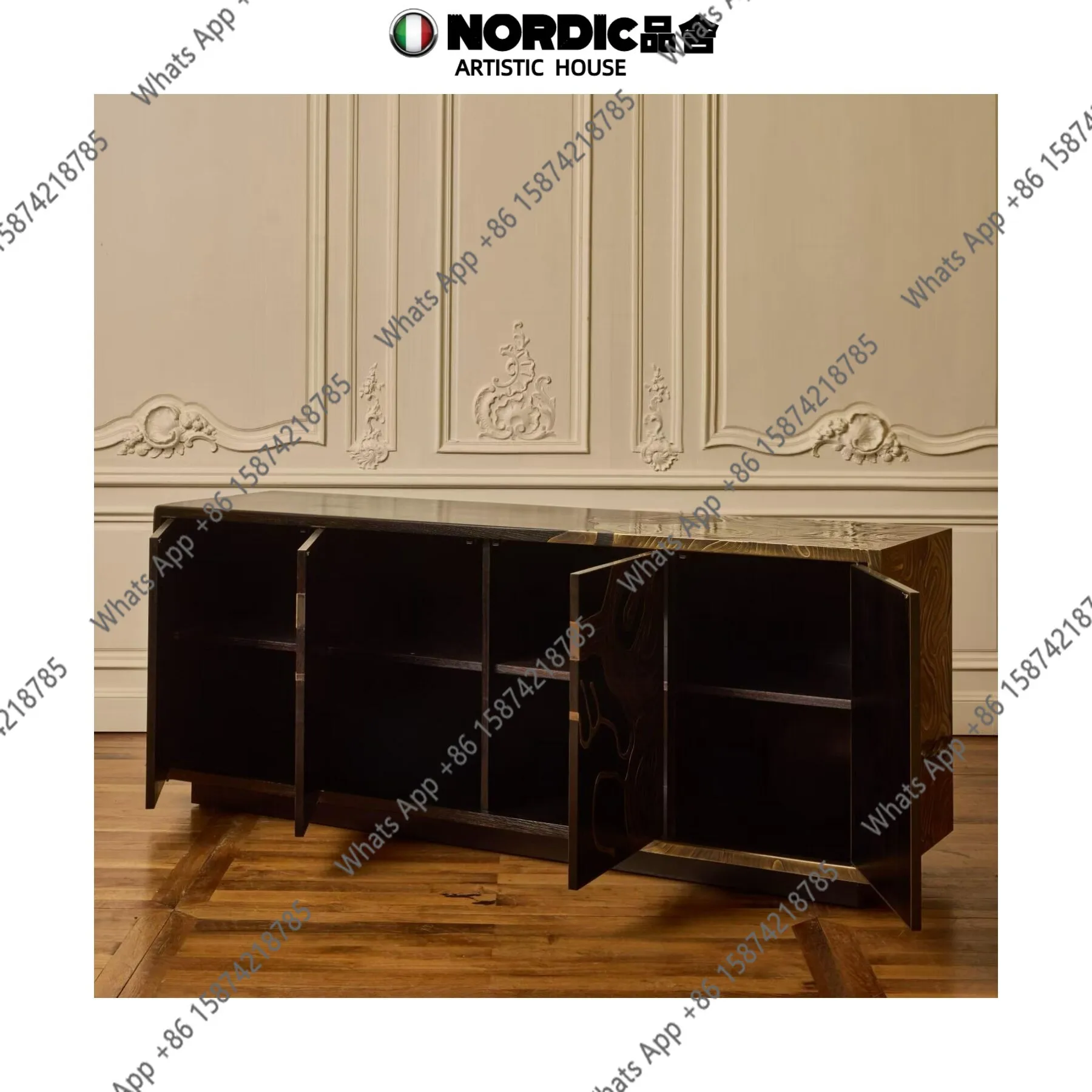B Living Room Home Antique Locker American Country Italian Minimalist Designer Solid Wood Gilt Side Cabinet
B Living Room Home Antique Locker American Country Italian Minimalist Designer Solid Wood Gilt Side Cabinet